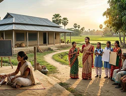 গ্রামীণ কিশোরীদের মানসিক স্বাস্থ্য: নীরব কষ্ট থেকে নেতৃত্ব